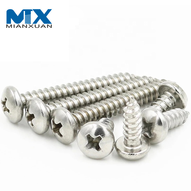 Din Cross Recessed Countersunk Head Tapping Screws