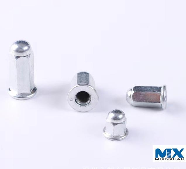 Stainless Steel Hex Flange Nuts With Welded Dome Head