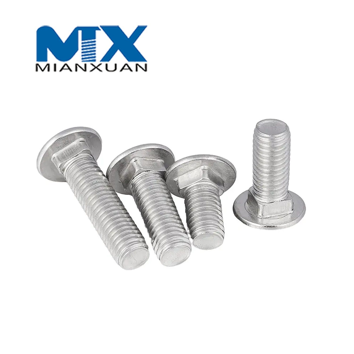 GB12 Carriage Bolt Stainless Steel