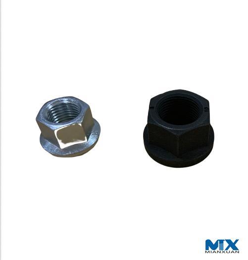 Hex Spherical Nuts with Flange for Wheel