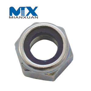 DIN985 Hex Nylon Insert Nut Self Lock Nut DIN 985 Carbon Steel 4.8 8.8 10.9 12.9 M3 M4 M5 M6 M8 Zinc Black Plain Galvanize