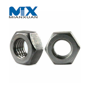 Carbon Steel 4.8 8.8 10.9 12.9 Mild Steel Hexagon Nut DIN 562 557 Hex Nut DIN557 DIN562 M24 M30 M36 M42 M48 Zinc Black Plain Galvanize