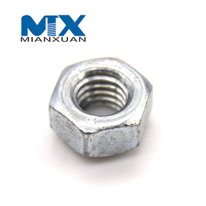 Carbon Steel 4 8 6 10 12 Mild Steel Hex Nut ISO4032 Hexagon Nut 4032 M10 M12 M14 M16 M20 HDG Hot DIP Galvanized