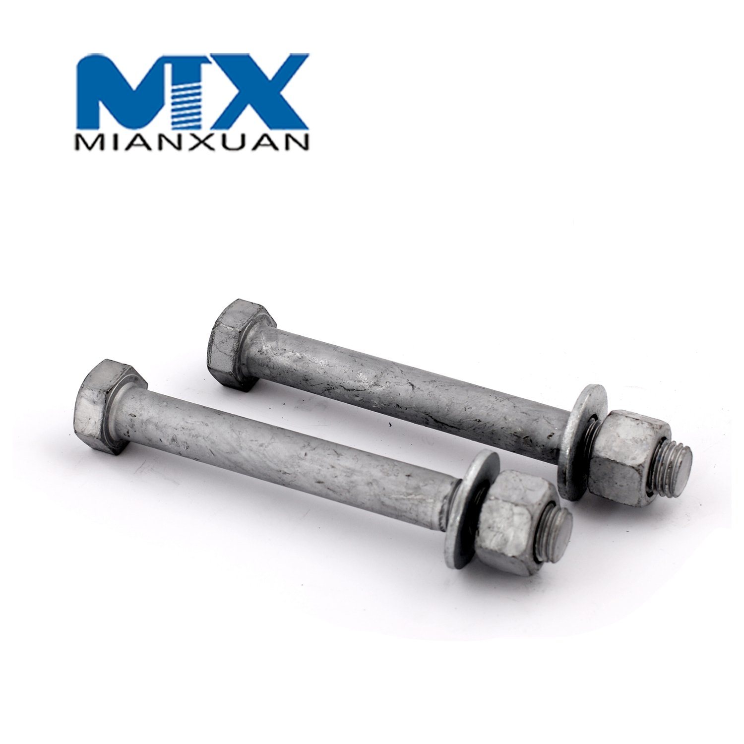 Hot Selling Galvanized Carbon Steel Oval Head Bolt for Highway Guardrail