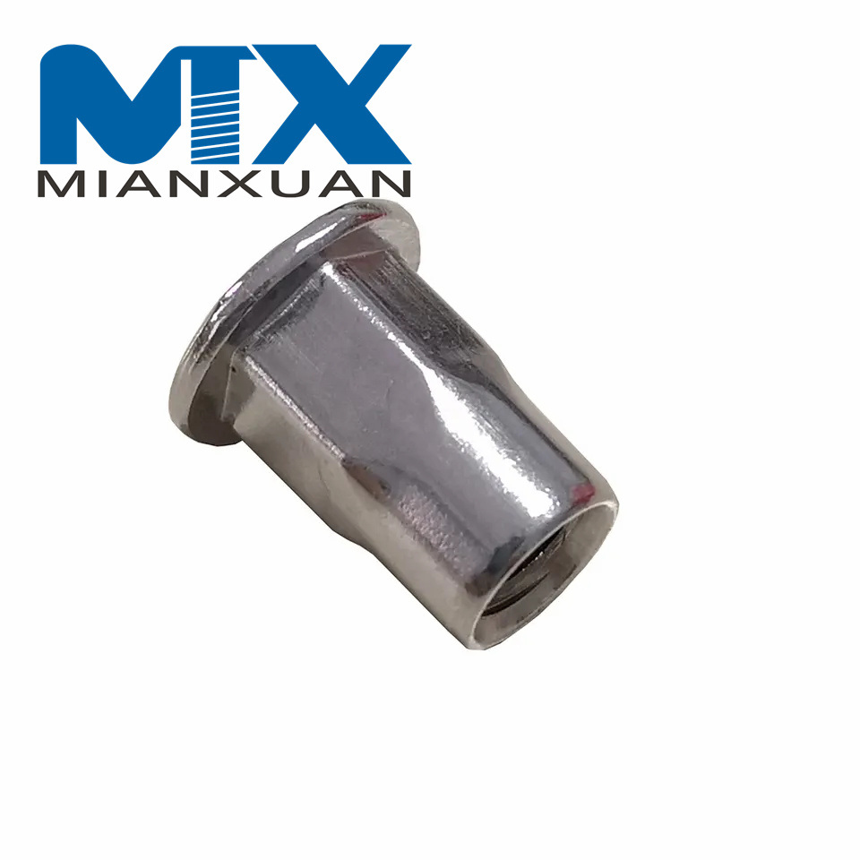 SS304 Half Hex Blind Rivet Nut