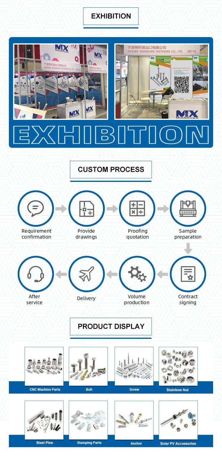 Sujeci&oacute;n de acero inoxidable DIN933 Perno de cabeza hexagonal Tornillo Tuercas y pernos hexagonales