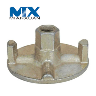 Scaffold Square Round Anchor Formwork Scaffolding Casted Plated Construction Tie Rod Casting Ductile Iron Wing Swivel Nut