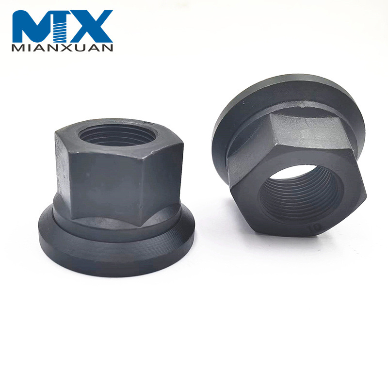 Wheel Hub Nuts DIN 74361 Hexagon Lock Lug Spherical Nuts with Flange