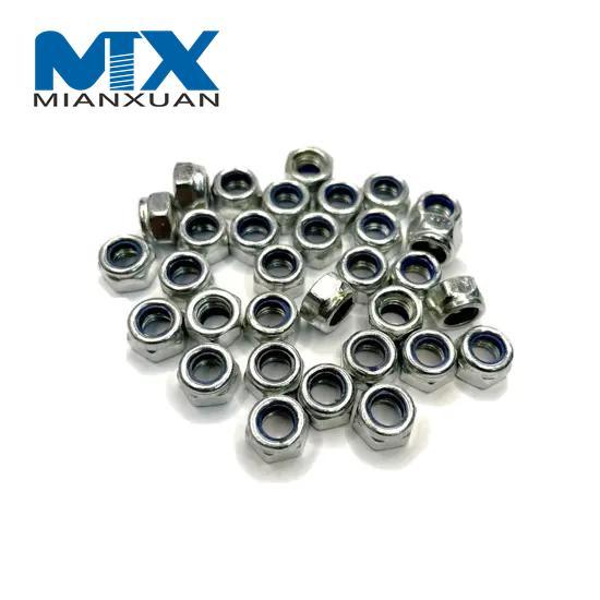 Carbon Steel DIN985 Hex Nylock Nut