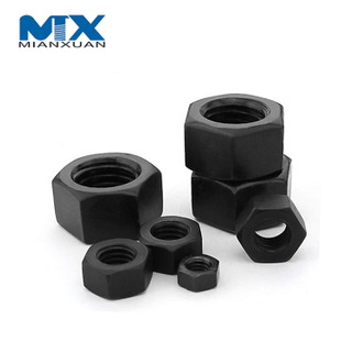 ANSI ASME Hex Nut Carbon Steel Standard Manufacturer Black Zinc