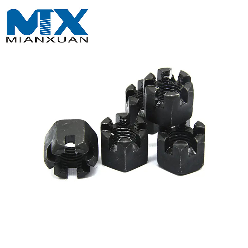 Stainless Steel Hexagon Slotted Nut Din