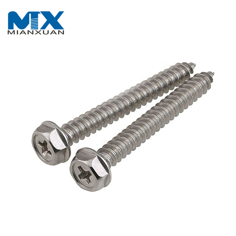 Competitive Price Factory Directly Stainless Steel Hex Washer Head Flange DIN6928 Self Tapping Screw