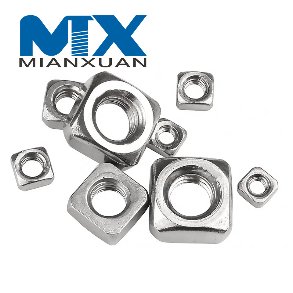 High Quality Custom Hex Nut DIN557 Stainless Steel 304 Square Nut