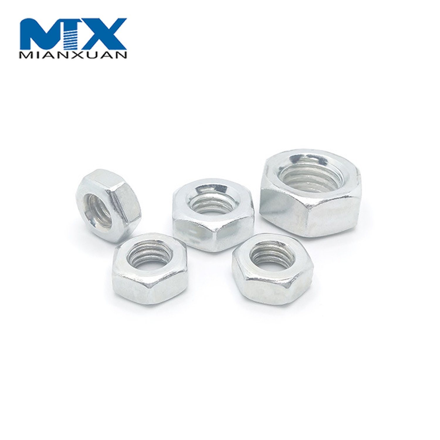934 Hex Nut Carbon Steel Standard Manufacturer Black Zinc DIN934