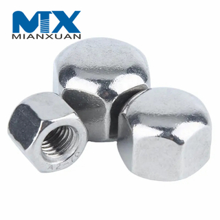 Stainless Steel A2 A4 Low Type Hex Dome Cap Nut DIN917
