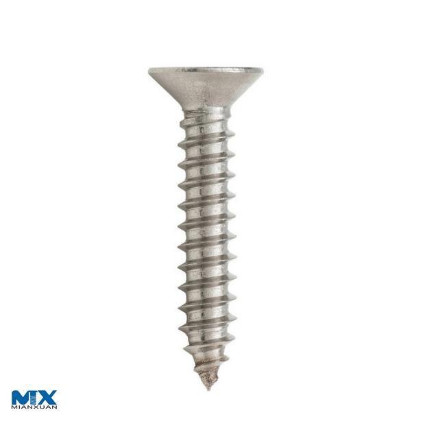 Stainless Steel Cross Recessed Countersunk Head Tapping Screws