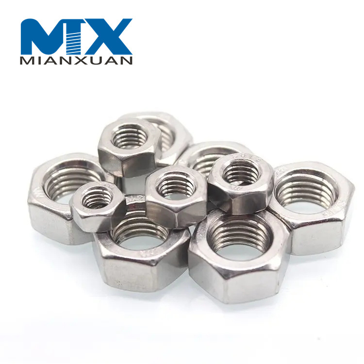 DIN934 Stainless Steel SS304 SS316 Hex Nut