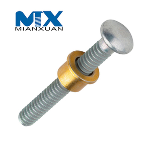 Zinc Plated Stainless Steel Button Head Huck Bolt Fastener with Collar