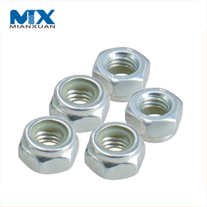 A2 DIN985 Nylon Lock Nuts Inserted Self Locking Hex Nuts