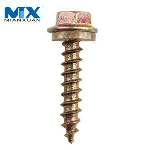 Carbon Steel 1022A Material Hex Head Flange Self Tapping Screw DIN6928