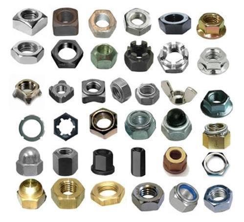 Carbon Steel Hex Nuts with Nylon Insert for Locking