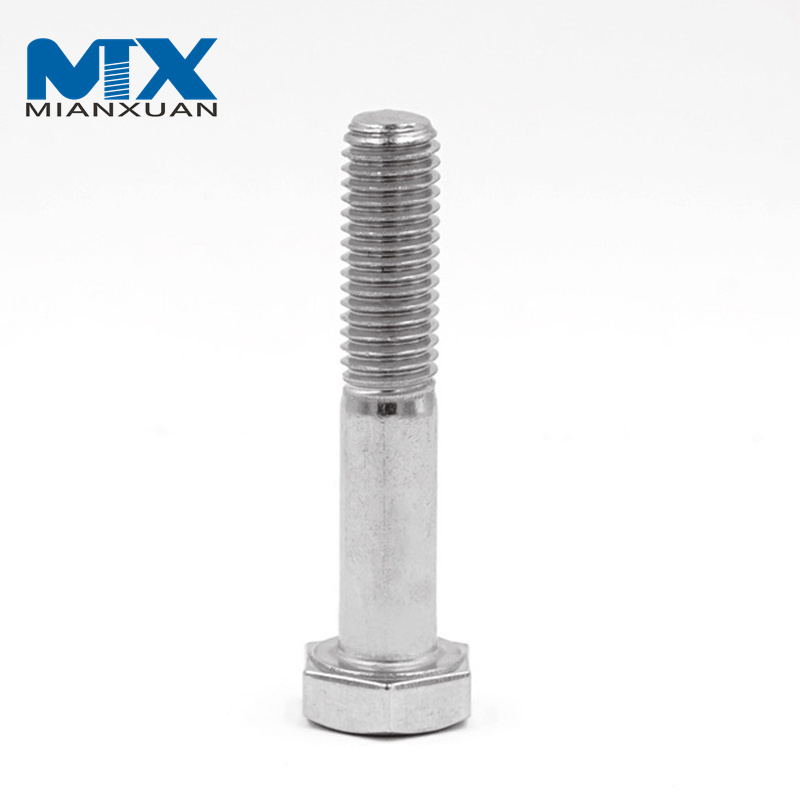 Best Standard Hex Flat Head Bolt DIN933 High Strength 8.8 Hex Bolts