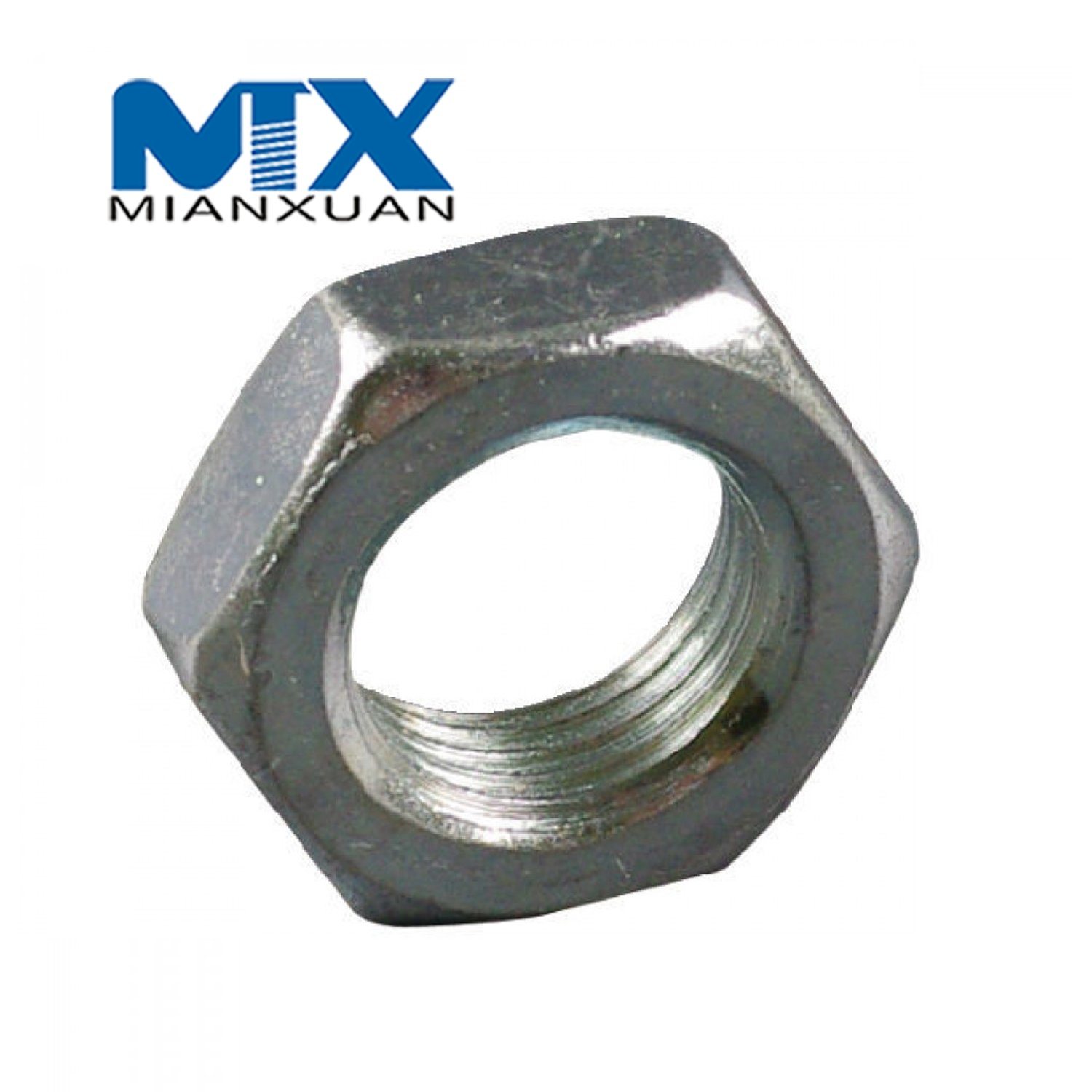 DIN439 Hex Nut Carbon Steel Standard Manufacturer Black Zinc