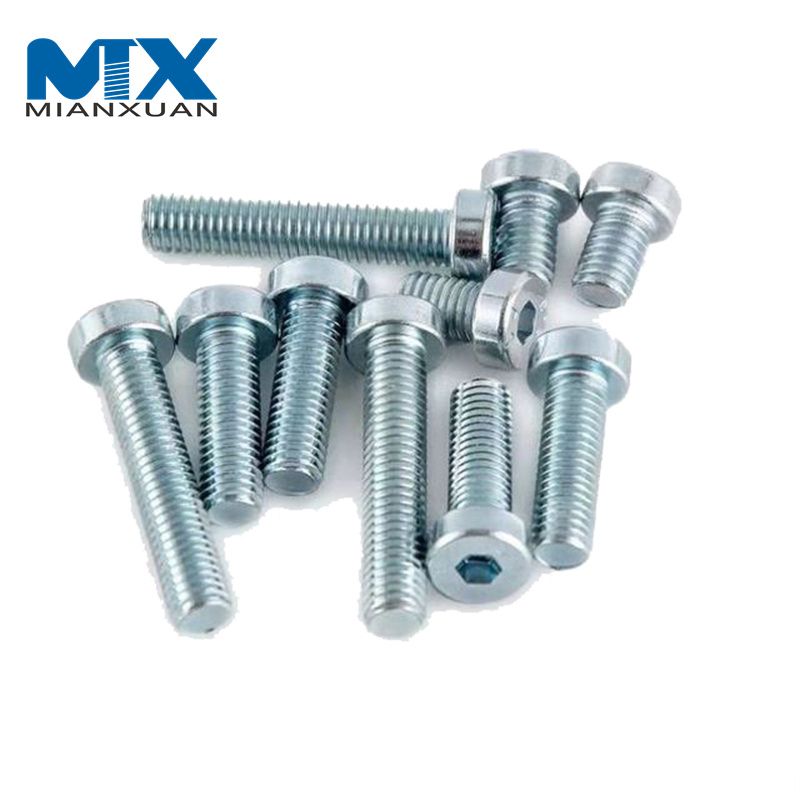 M8*75mm Stainless Steel A2 A4 Hex Socket Thin Head Bolt DIN6912