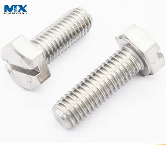 Hex Bolts with Slot or pH Recess