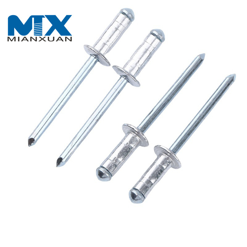 DIN7337 Aluminum Steel Flat Pop Rivet Sealed Closed End Blind Rivet