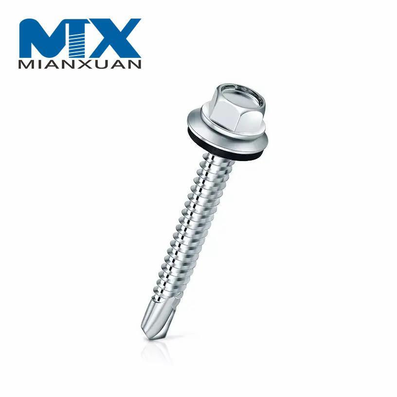 Stainless Steel Hexagon Flange Head Self Drilling Screw