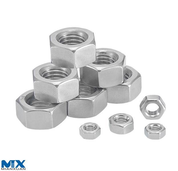 Stainless Steel Finished Hex Nuts