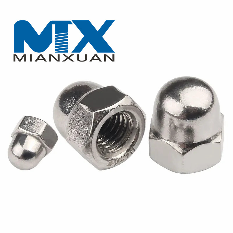 Tuercas de cubierta hexagonales de productos en efectivo de alta calidad