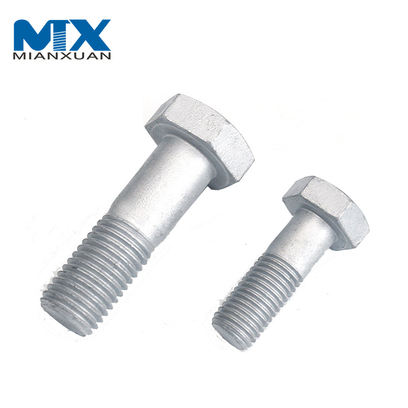 Heavy Bolts Structural DIN 933 / A325m 8s ASTM A325 Full Threaded Hex Bolt
