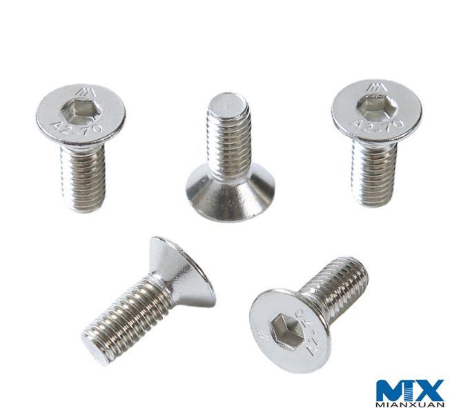 Hexagon Socket Countersunk Head Screws with Reduced Loadability