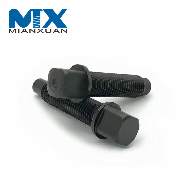 Square Head Bolts with Collar and Short Dog Point with Rounded End