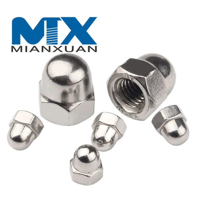 Tuercas de cubierta hexagonales de productos en efectivo de alta calidad