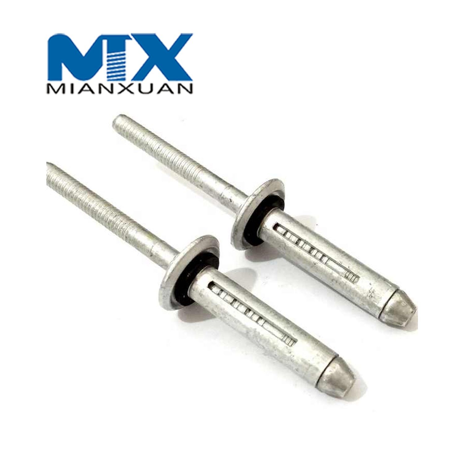 Aluminium Tri Fold Trifold Waterproof Blind Rivet with Rubber Washer